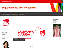 Tablet Screenshot of losmontesinos.eupv.org